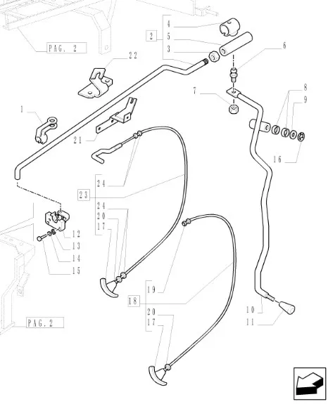 87392616 - Тросик замка капота TM/MXM