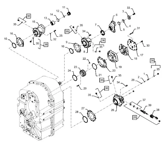 362579A1 - Фланец вала 4го КПП TJ/St. STX