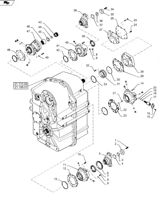 362601A1 - Диск зубчатый фланца переднего вала 5го КПП TJT9./St.